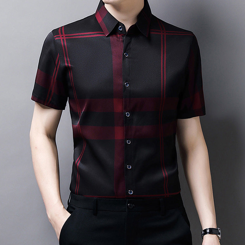 Men’s Casual Breathable Soft Short Sleeve Shirt