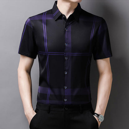 Men’s Casual Breathable Soft Short Sleeve Shirt