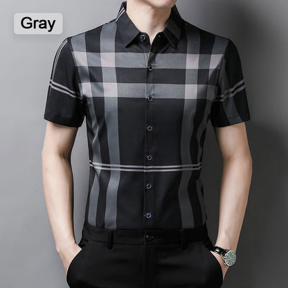 Men’s Casual Breathable Soft Short Sleeve Shirt