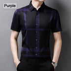 Men’s Casual Breathable Soft Short Sleeve Shirt