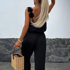 💕Limited Sale 50% OFF💕Women's Sleeveless Wide Leg Jumpsuit