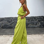 💕Limited Sale 50% OFF💕Women's Sleeveless Wide Leg Jumpsuit