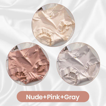 Premium Satin Antibacterial Moisture-absorbing Panties