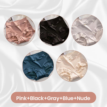 Premium Satin Antibacterial Moisture-absorbing Panties