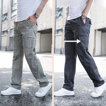 Men's Summer Casual Straight Fit Pants