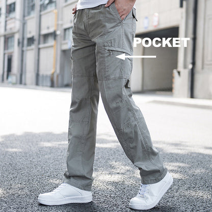 Men's Summer Casual Straight Fit Pants