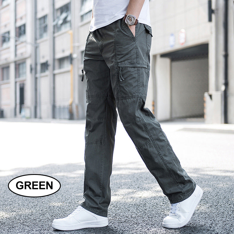 Men's Summer Casual Straight Fit Pants