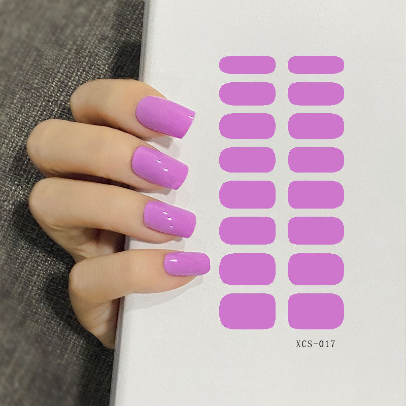 Semi-cured Gel Fingernail Strips