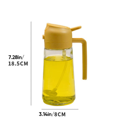 2-in-1 Glass Oil Sprayer and Dispenser