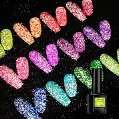 ✨BUY 1 FREE 1✨Shiny Reflective Fluorescent Gel Nail Polish