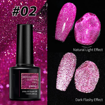 ✨BUY 1 FREE 1✨Shiny Reflective Fluorescent Gel Nail Polish