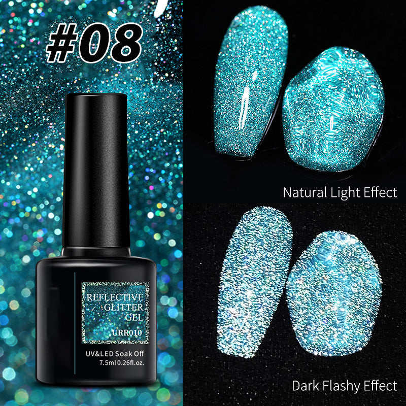 ✨BUY 1 FREE 1✨Shiny Reflective Fluorescent Gel Nail Polish