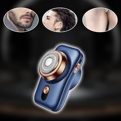 3-in-1 Travel Portable Electric Razor - Razor, Hair Cutter & Mirror