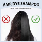 Herbal Extract Instant Hair Color Shampoo for Men & Women