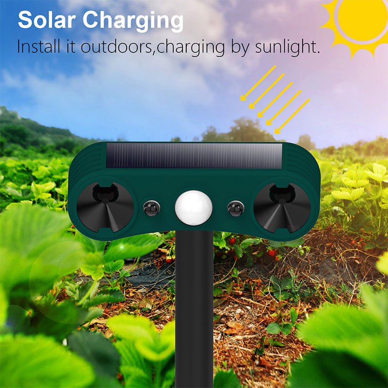 HOT SALE🔥Solar Motion Sensor Outdoor Alarms for Repelling