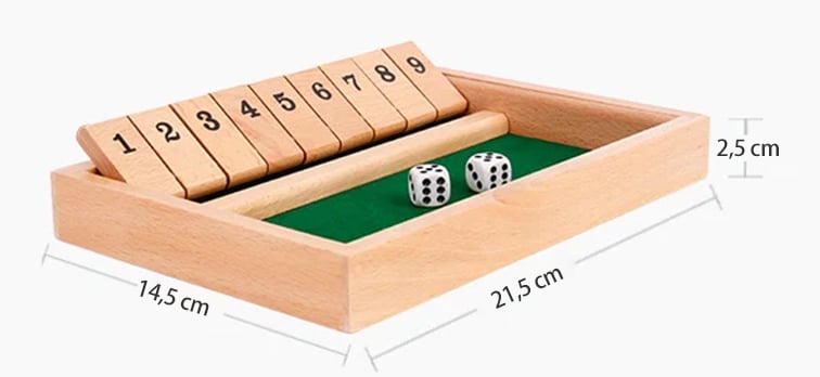 🔥FUN FAMILY GAMES - Shut The Box Board Game 🎲