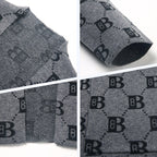 Men's Casual Print Open Front Coats