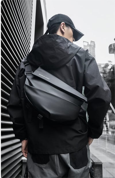 Men's Trendy Functional Waterproof Shoulder Bag