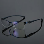Titanium Multi-focus Reading Glasses Photochromic Progressive Double Light Anti-blue Light