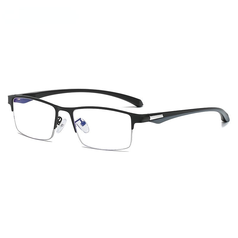 Titanium Multi-focus Reading Glasses Photochromic Progressive Double Light Anti-blue Light