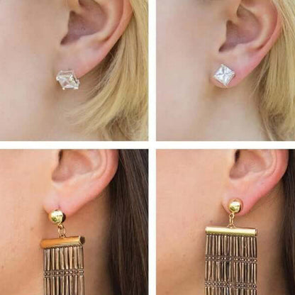 🔥2025 New Arrival🔥 Clear Silicone Earring Backings With Strong Support