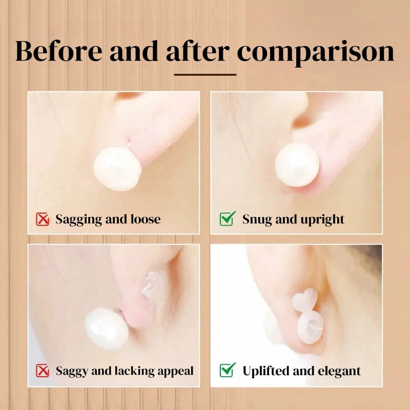 🔥2025 New Arrival🔥 Clear Silicone Earring Backings With Strong Support