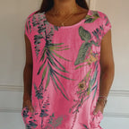 🔥2025 New products🌸 Casual Printed Dress with Pockets