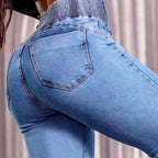 ✨HOT SALE 49% OFF👖Women's Butt Lifting Bootcut Jeans High Waisted Wide Leg Baggy Jean