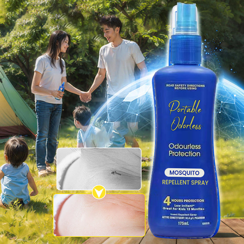 🔥2025 Essential for Summer ✨💧 Portable Odorless Mosquito Repellent Spray