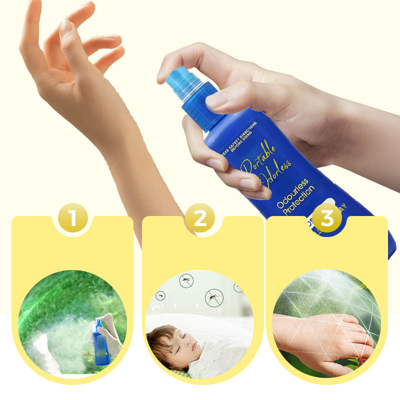 🔥2025 Essential for Summer ✨💧 Portable Odorless Mosquito Repellent Spray