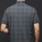 ❄️👔Casual Plaid Short Sleeve Shirt for Men - Stylish & Comfortable
