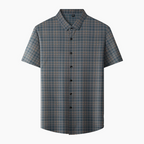 ❄️👔Casual Plaid Short Sleeve Shirt for Men - Stylish & Comfortable
