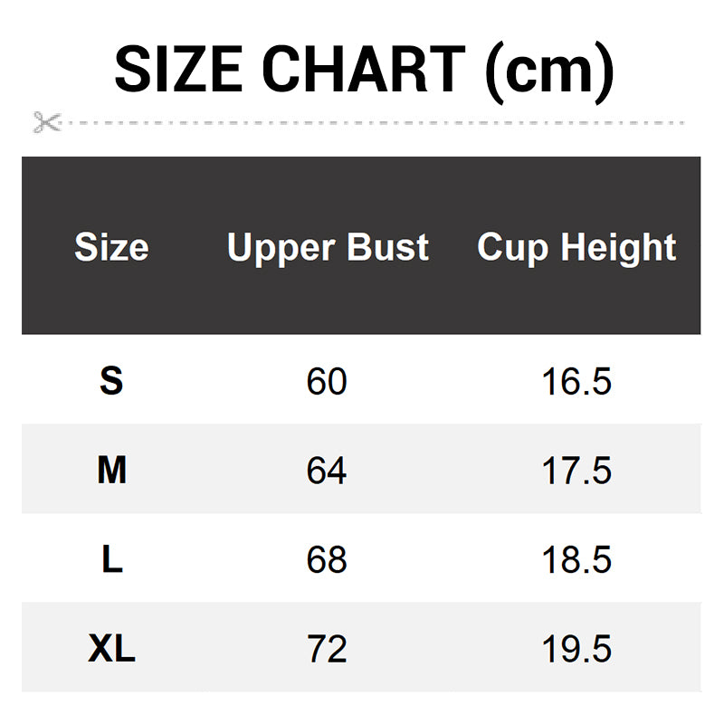 Women's Non-Slip Strapless Wireless Bra with Crossover Side Closure