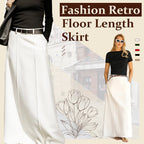 Flowy Chiffon Women's Retro Maxi Skirt - Romantic & Elegant Style