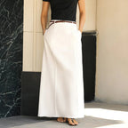 Flowy Chiffon Women's Retro Maxi Skirt - Romantic & Elegant Style