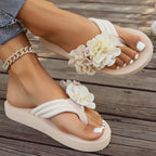🏖️Summer Specials🌴Women's Non-Slip Beach Sandals with Floral Details