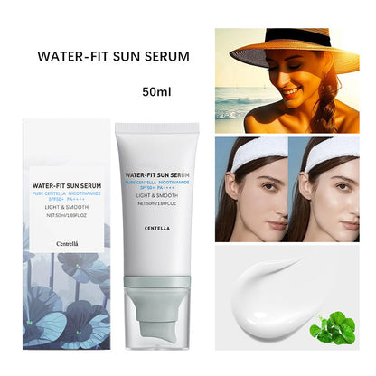☀️Lightweight Daily UV Protection Sun Serum，Hydrating Formula. Perfect For Everyday Use Under Makeup Or Alone! 🧴✨