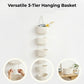 3-Tier Wall-Hanging Storage Organizer