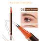Limited Time Offer Buy 2 Get 1 Free🎁 Dual-Ended 2-Fork Liquid Eyebrow Pen