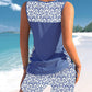 🏖️LAST DAY SALE – ONLY ￡15.99💥💕 Women's Tummy Control Tankini Set with Built-In Bra – Flattering Boho Swimwear with Shorts🔥