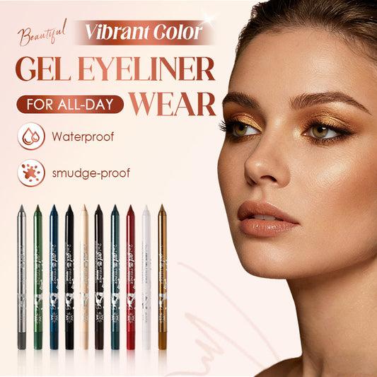 📢LAST DAY BUY 1 GET 1 FREE!!✨2026 new beauty favorite💕Vibrant Color Gel Eyeliner for All-Day Wear