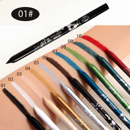 📢LAST DAY BUY 1 GET 1 FREE!!✨2026 new beauty favorite💕Vibrant Color Gel Eyeliner for All-Day Wear