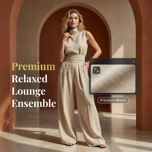 🎁2026 New Arrivals 50% OFF💥Top & Wide-Leg Pant 2-Piece Set