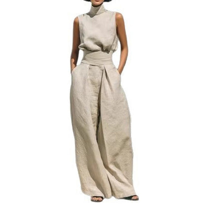 🎁2026 New Arrivals 50% OFF💥Top & Wide-Leg Pant 2-Piece Set