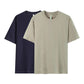 🔥LAST DAY 50% OFF ☀️Men's Solid Color Drop-Shoulder Set of four T-shirts