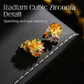 🎉BUY 1 GET 1 FREE🎁 Colorful Firework Stud Earrings – Cubic Zirconia, 18K Plated, Festive 🎆