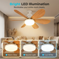6-Blade Wooden Style Ceiling Fan Light 🌀 – Instant Cooling Airflow & LED Light | Energy-Saving Silent Ceiling Fan for Modern Home ✨