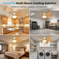 6-Blade Wooden Style Ceiling Fan Light 🌀 – Instant Cooling Airflow & LED Light | Energy-Saving Silent Ceiling Fan for Modern Home ✨