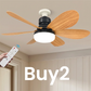 6-Blade Wooden Style Ceiling Fan Light 🌀 – Instant Cooling Airflow & LED Light | Energy-Saving Silent Ceiling Fan for Modern Home ✨