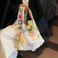 Women’s Crochet Floral Bag 🧶 Ethnic Style Shoulder Tote 🌸